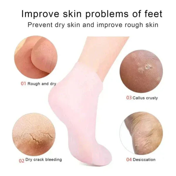 (Buy 1 Get One Deal ) 100% High Quality Silicon Socks For Unisex Men& Women