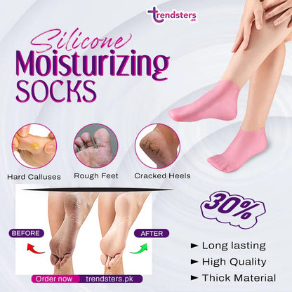 (Buy 1 Get One Deal ) 100% High Quality Silicon Socks For Unisex Men& Women